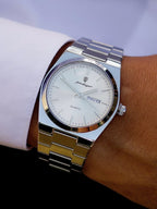 Poedagar Quartz Stainless Steel Water Resistant Men’s Day-Date Watch