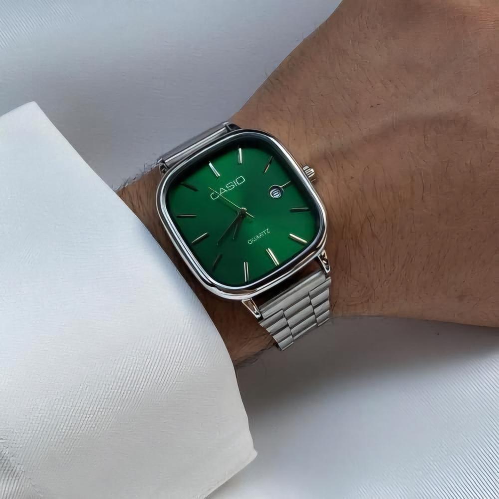 Casio Quartz Watch with Stainless Steel Bracelet