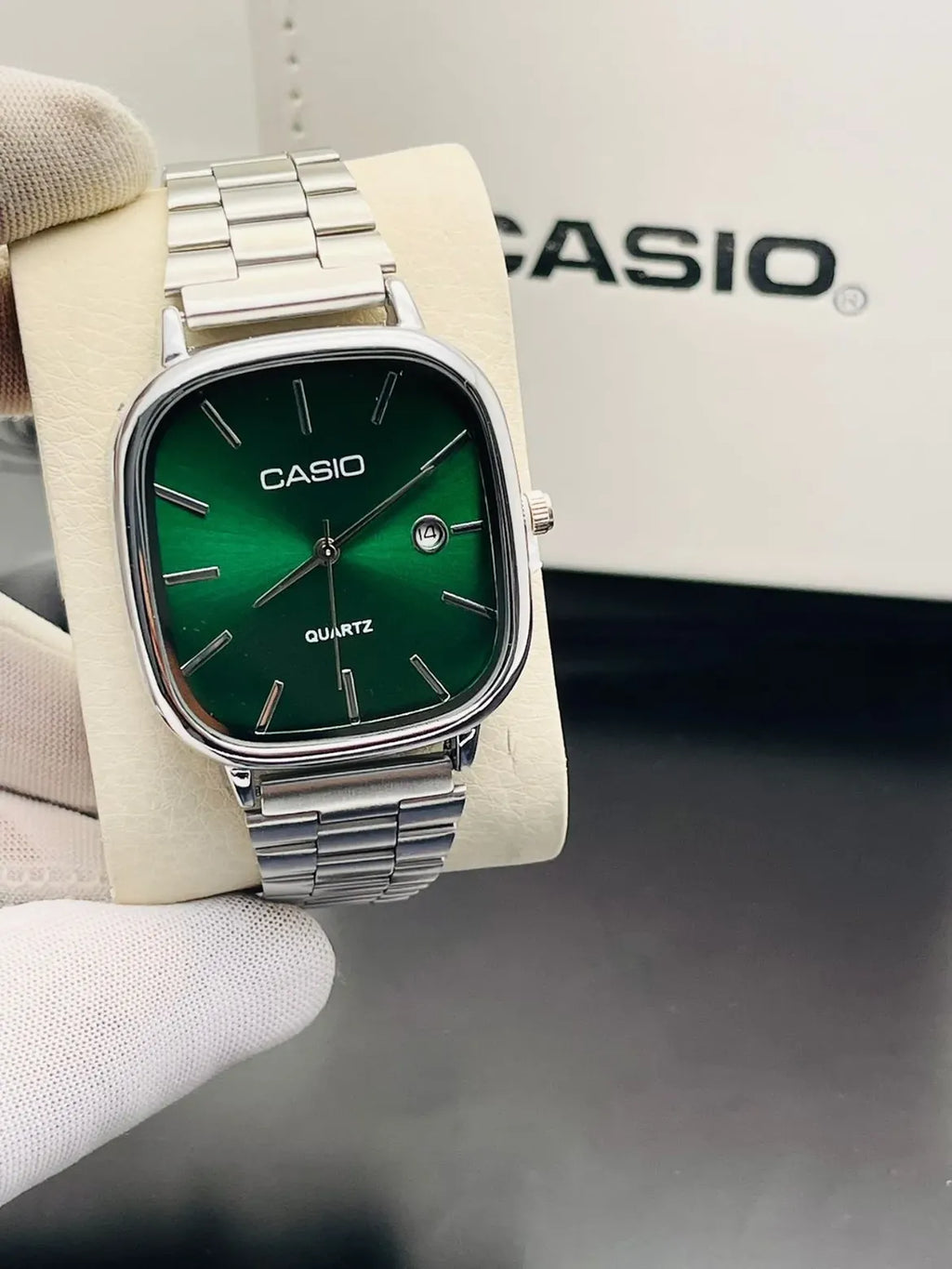 Casio Quartz Watch with Stainless Steel Bracelet