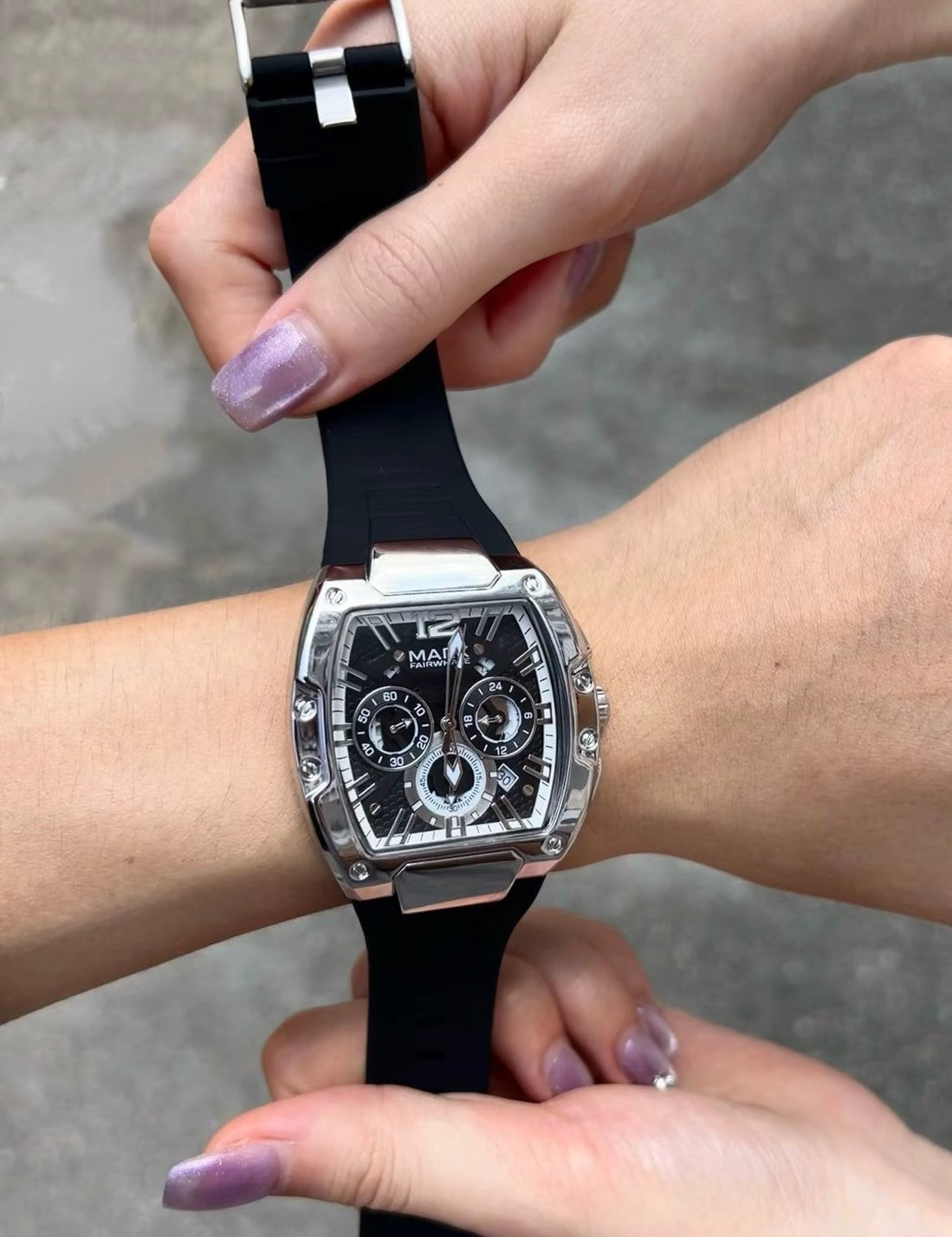 Mark Fairwhale Luxury Quartz Chronograph Watch