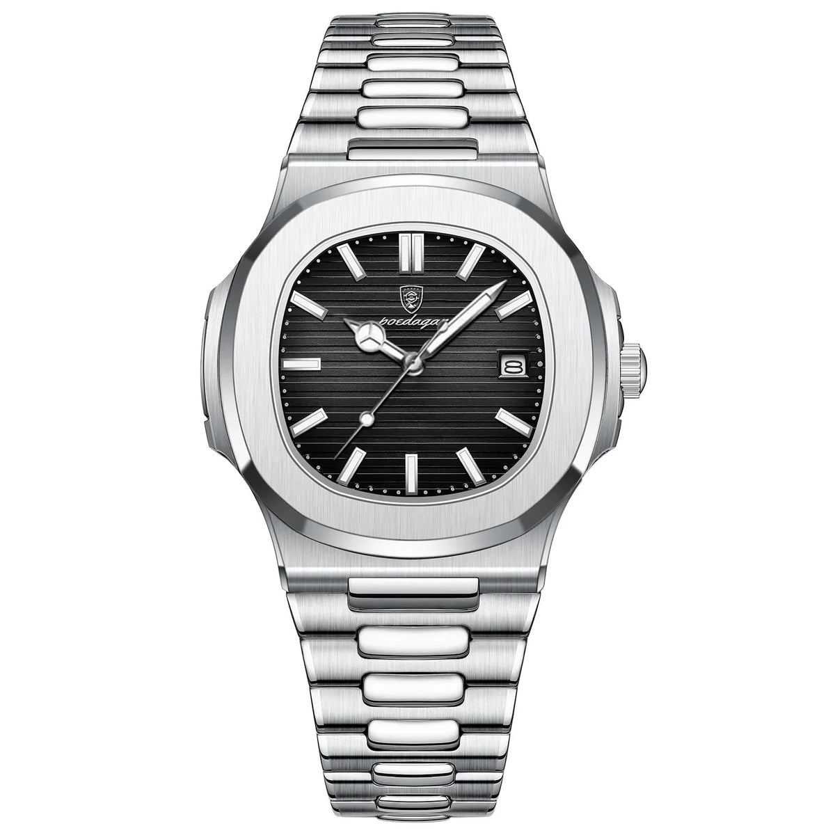 Poedagar Men’s Luxury Watch – Waterproof Quartz With Luminous Dial